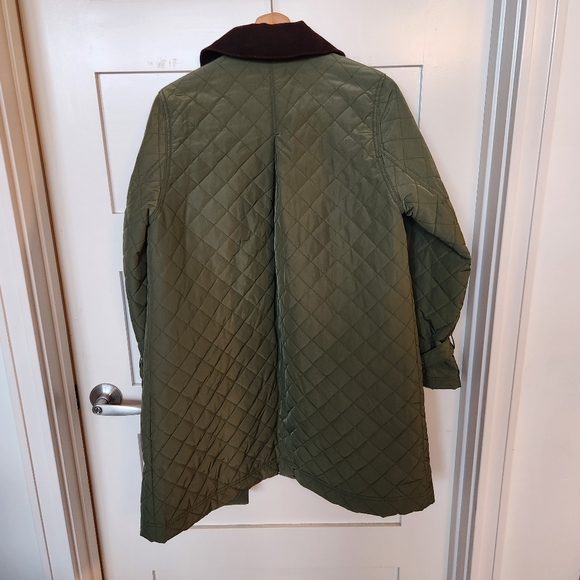 Sundance Quilted Olive Green Country Jacket Classic Sz. Small - Picture 4 of 4